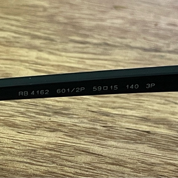 Ray-Ban Polarized Aviator Sunglasses RB4162 601/2P 59-15 - Picture 5 of 6